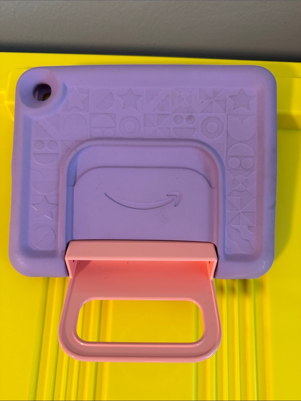 Amazon Kids Tablet Silicone Handle Cover in Lavender and Pink